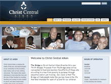 Tablet Screenshot of christcentralaiken.com